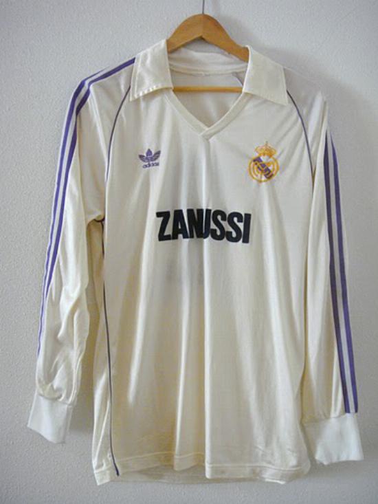 Primera equipación de Real Madrid 82-83