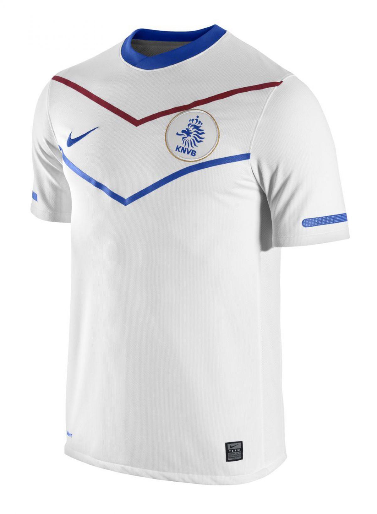 Segunda equipación de Países Bajos 2010