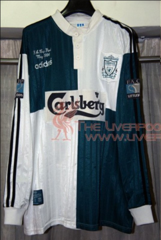 Equipación especial de LiverpoolFC 95-96