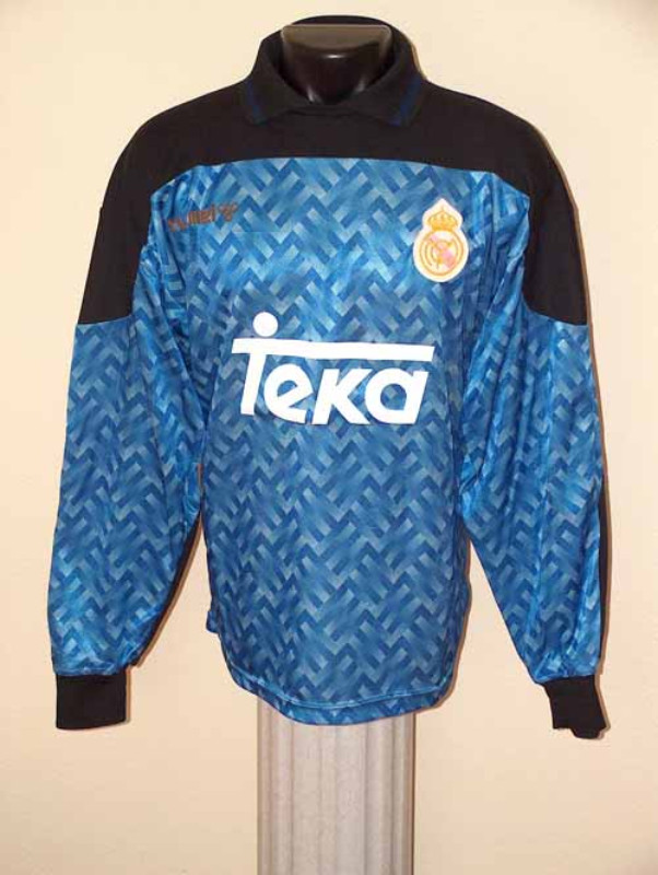 Equipación de portero de Real Madrid 92-93