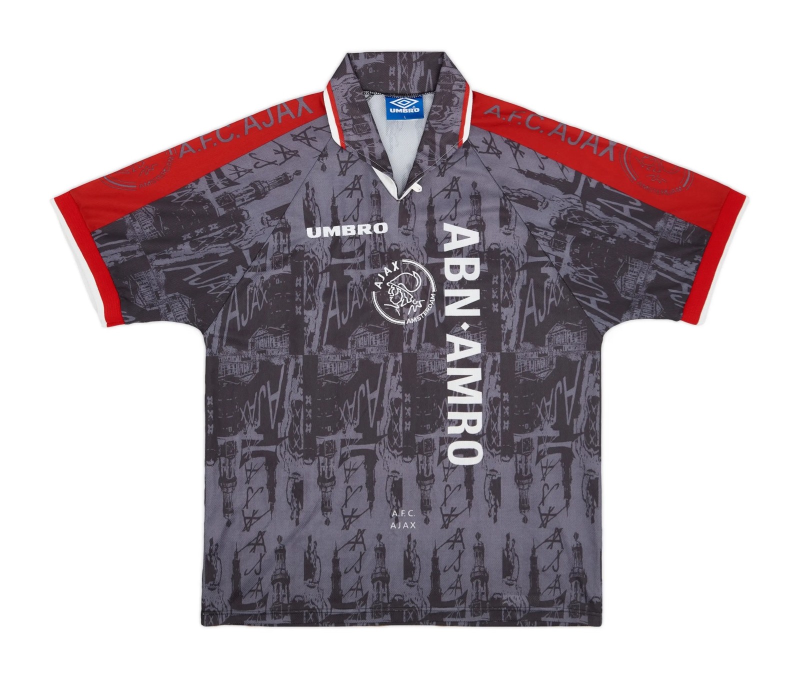 Segunda equipación de Ajax 96-97