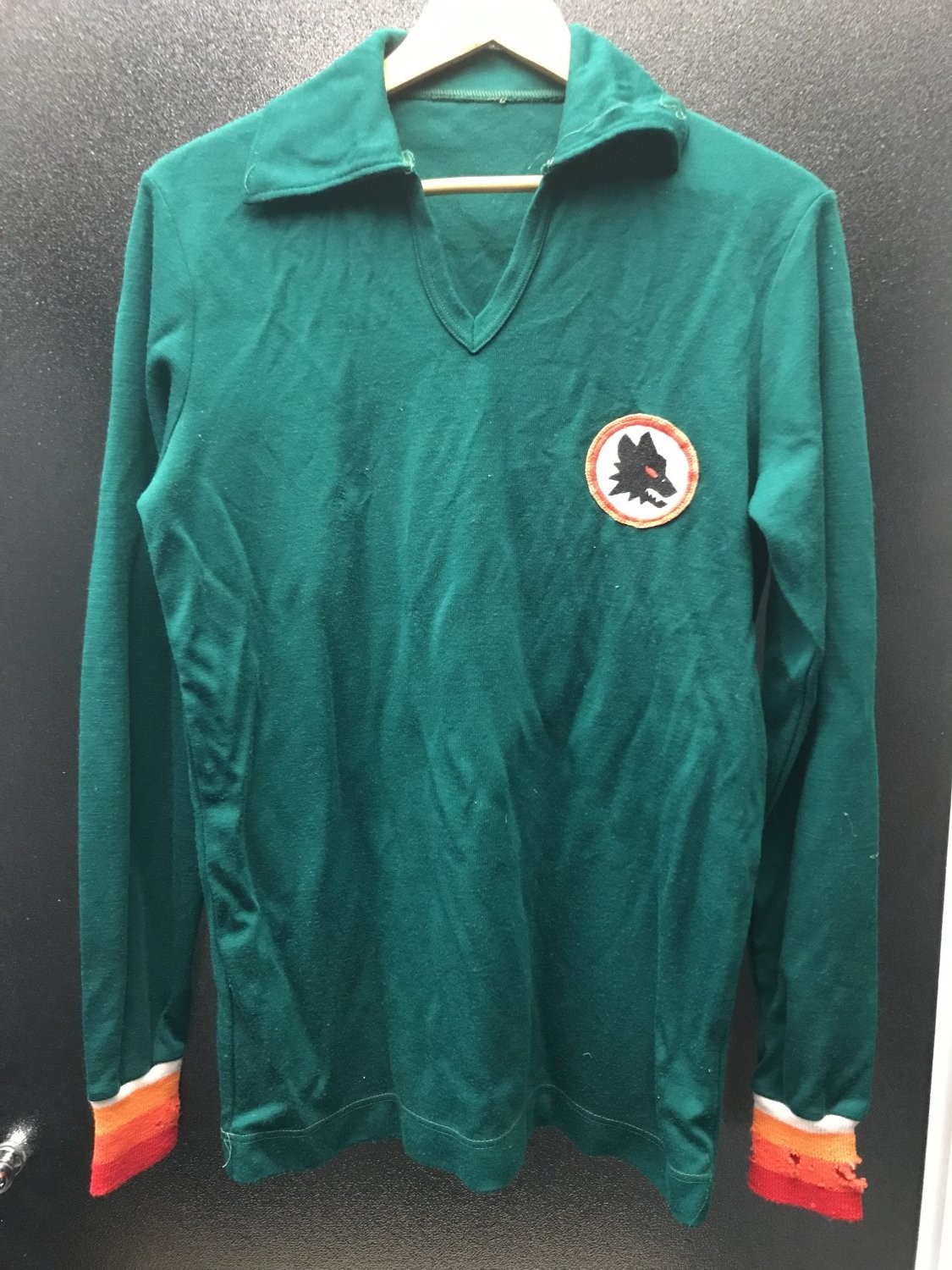Equipación de portero de Roma 79-80