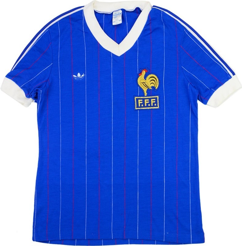 Primera equipación de Francia 1980