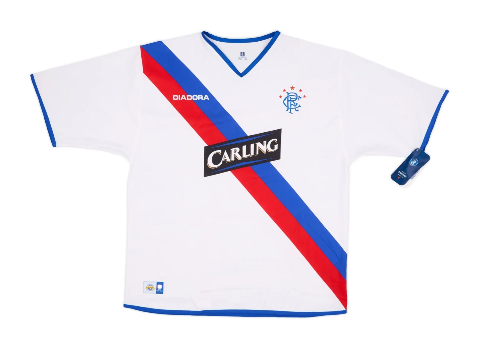 Segunda equipación de Glasgow Rangers 04-05
