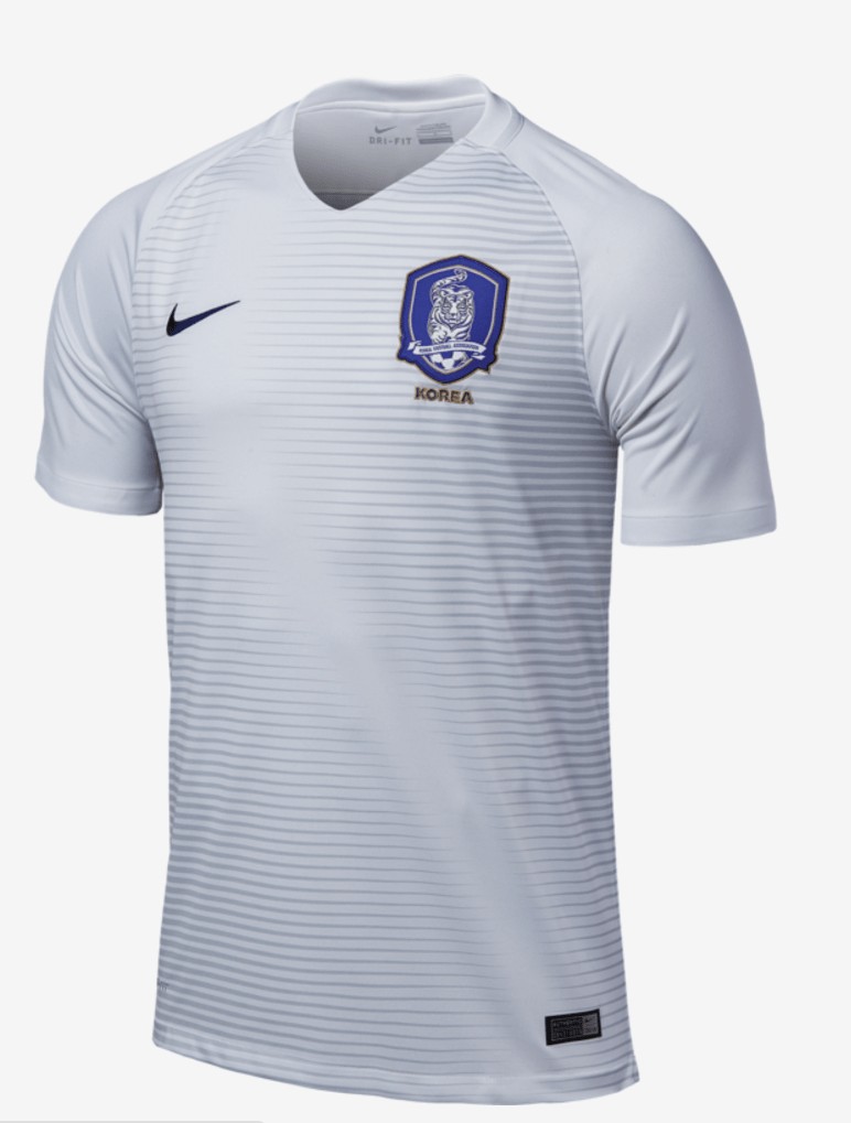 Segunda equipación de Rep. Corea 2016
