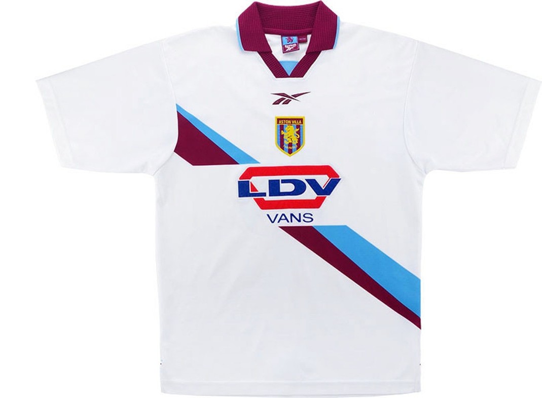 Segunda equipación de Aston Villa 99-00