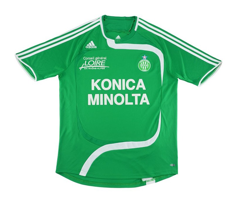 Primera equipación de Saint-Étienne 07-08