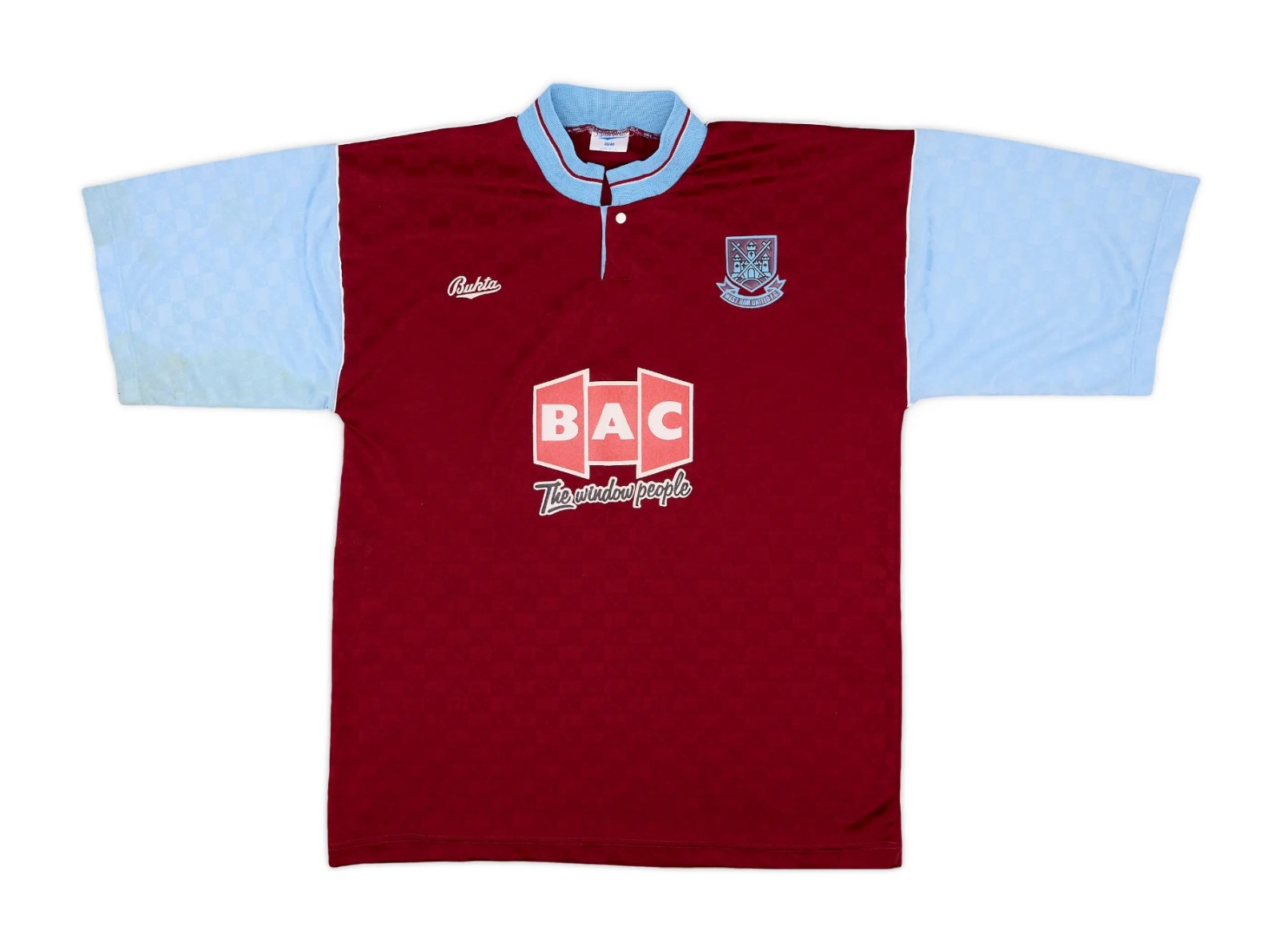 Primera equipación de West Ham United 90-91