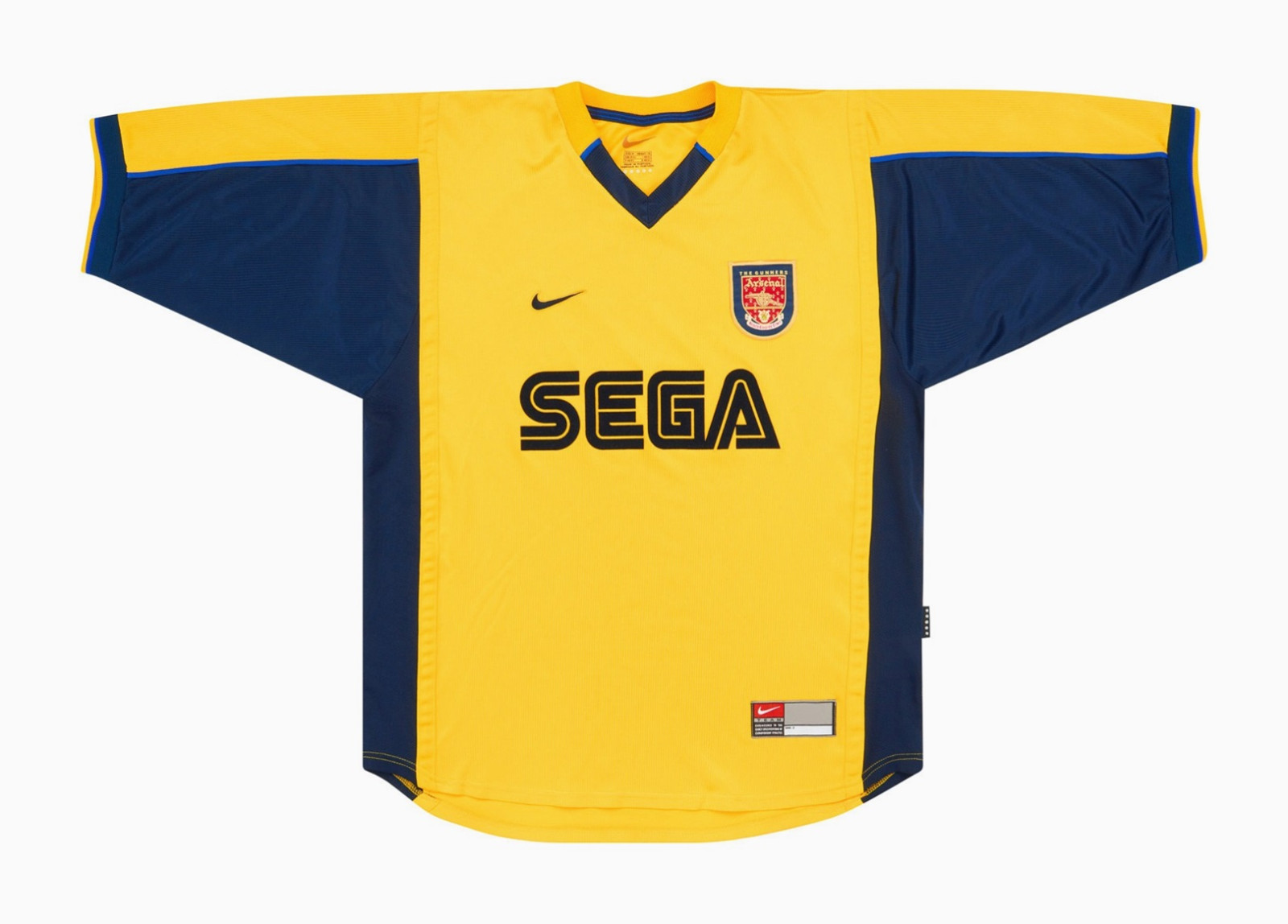 Segunda equipación de Arsenal 99-00