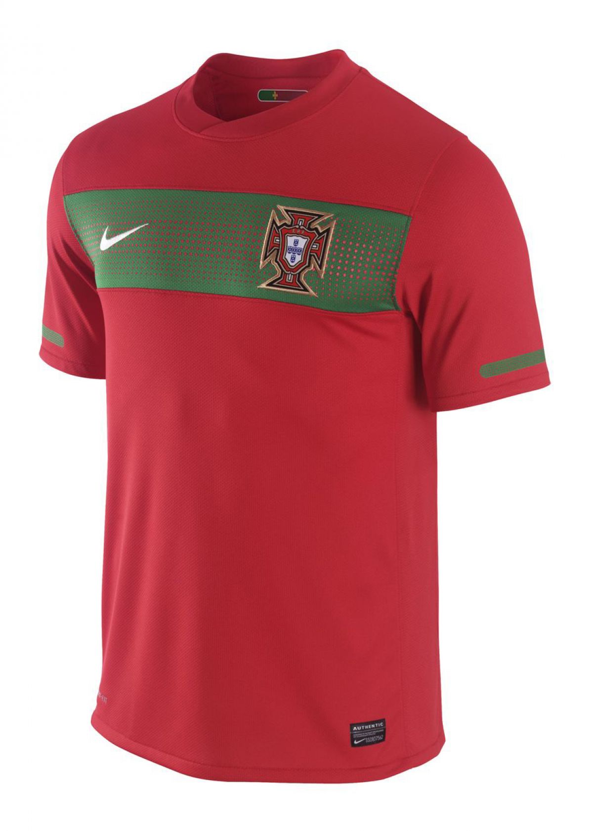 Primera equipación de Portugal 2010