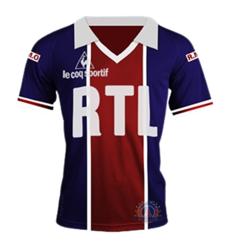Segunda equipación de Paris Saint-Germain 85-86