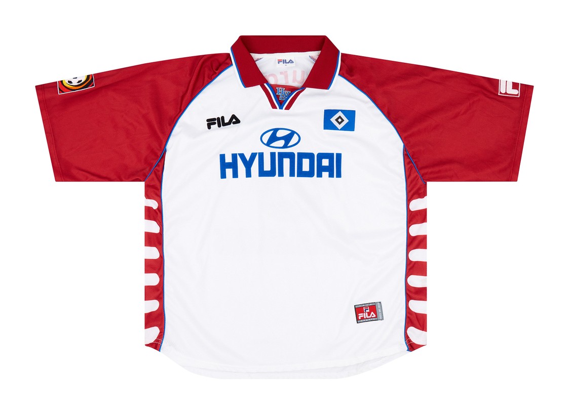 Primera equipación de Hamburgo 99-00