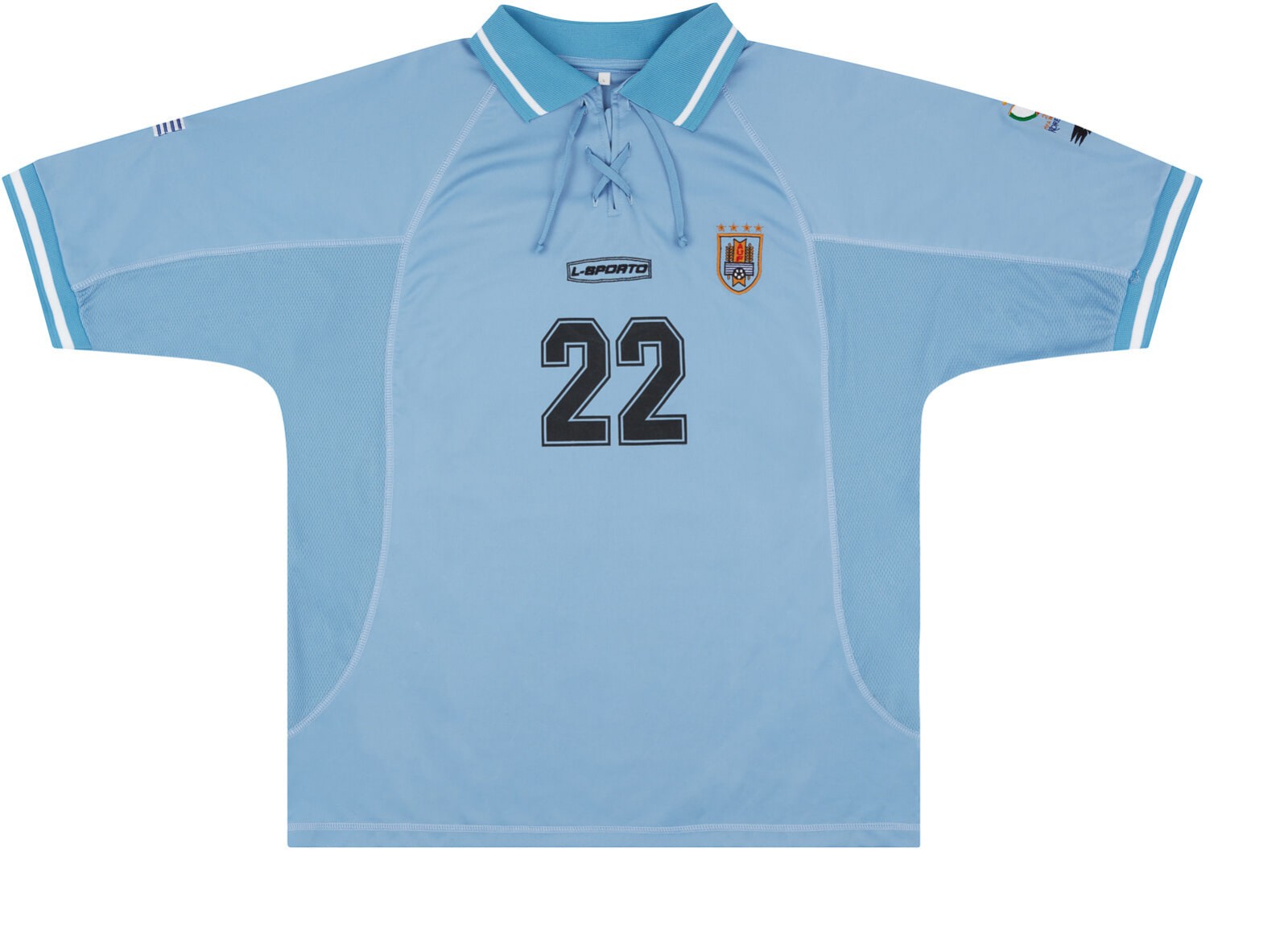 Primera equipación de Uruguay 2002