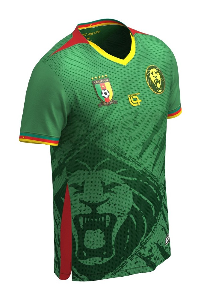 Primera equipación de Camerún 2025