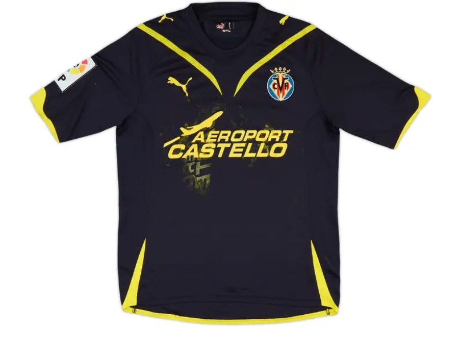 Segunda equipación de Villarreal 09-10