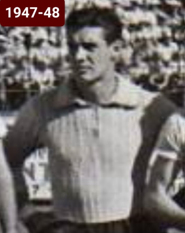 Equipación de portero de Roma 1947-48