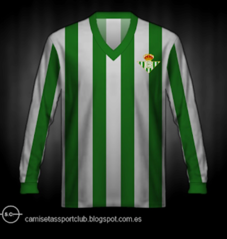 Primera equipación de Real Betis 58-59