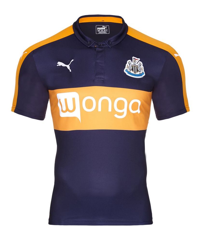 Segunda equipación de Newcastle 16-17