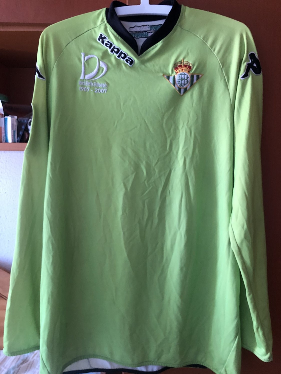 Equipación de portero de Real Betis 07-08