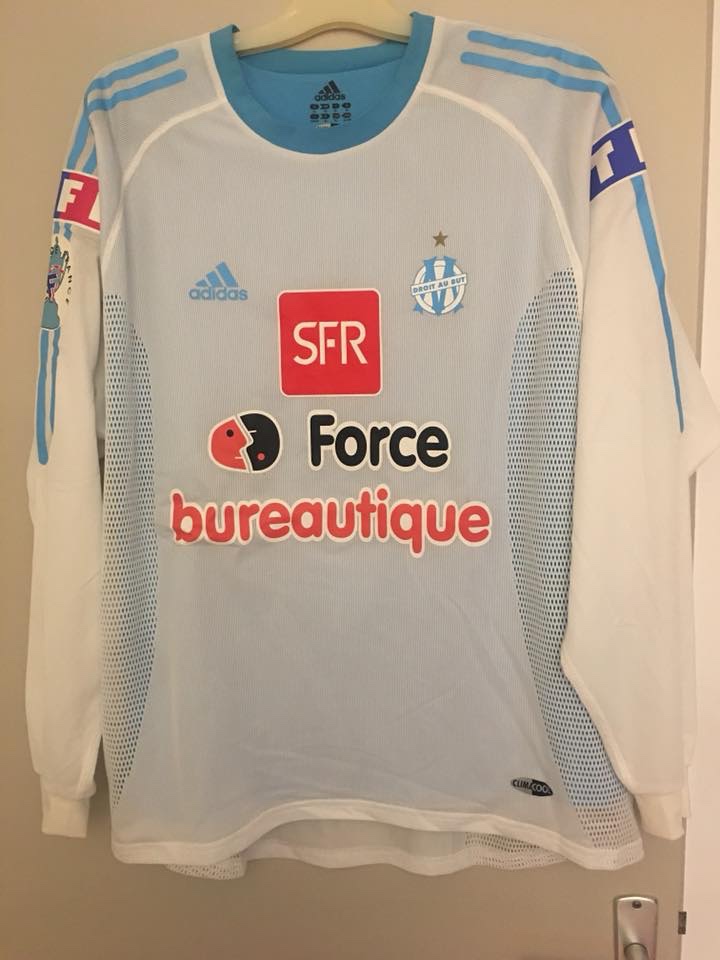 Primera equipación de Olympique de Marsella 02-03