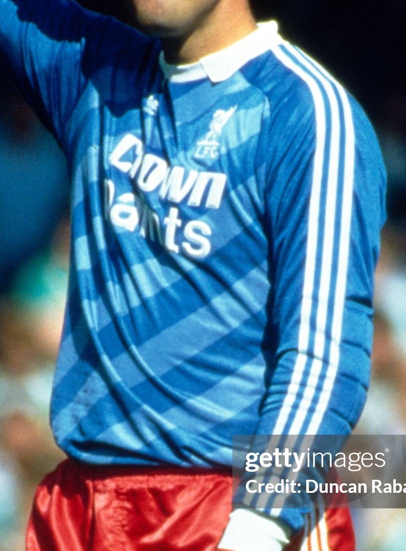Equipación de portero de LiverpoolFC 87-88