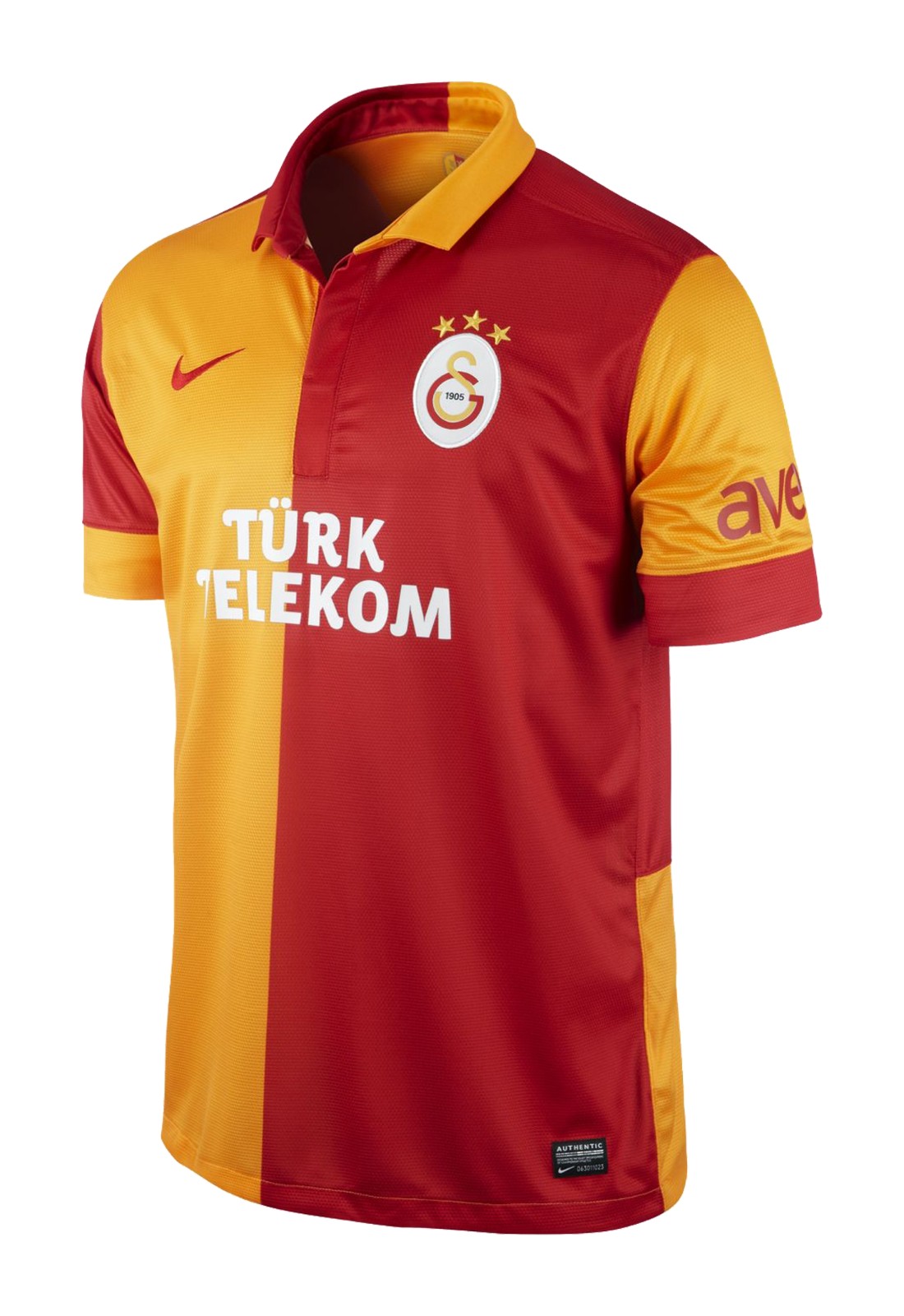 Primera equipación de Galatasaray 12-13