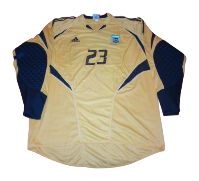 Equipación de portero de Argentina 2004