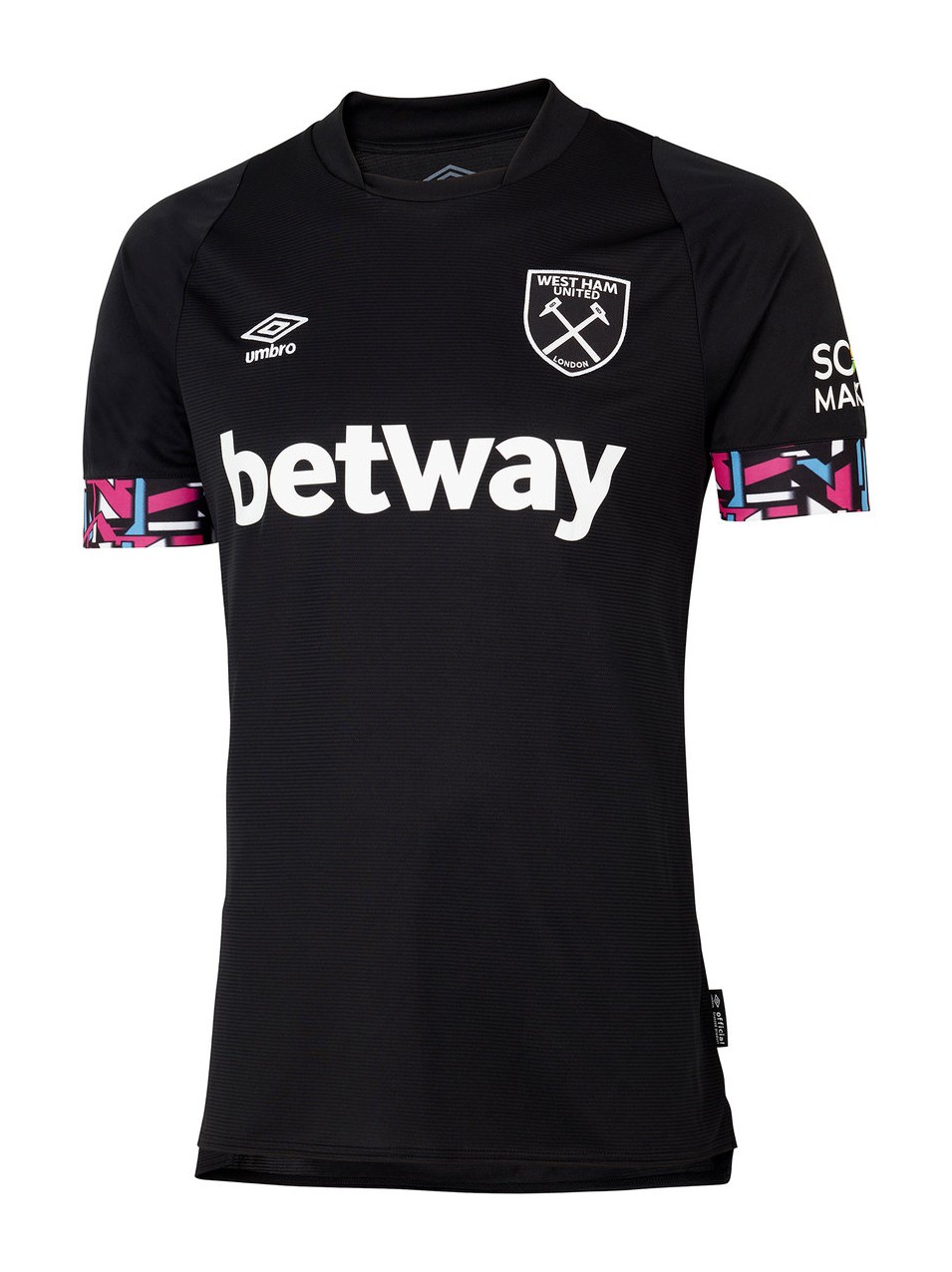 Segunda equipación de West Ham United 22-23