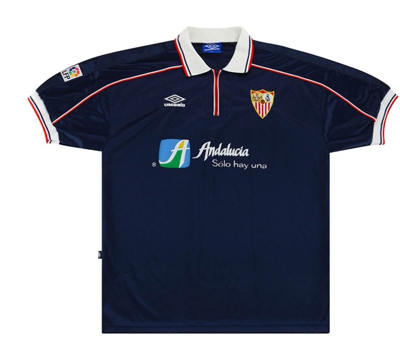 Tercera equipación de Sevilla FC 00-01