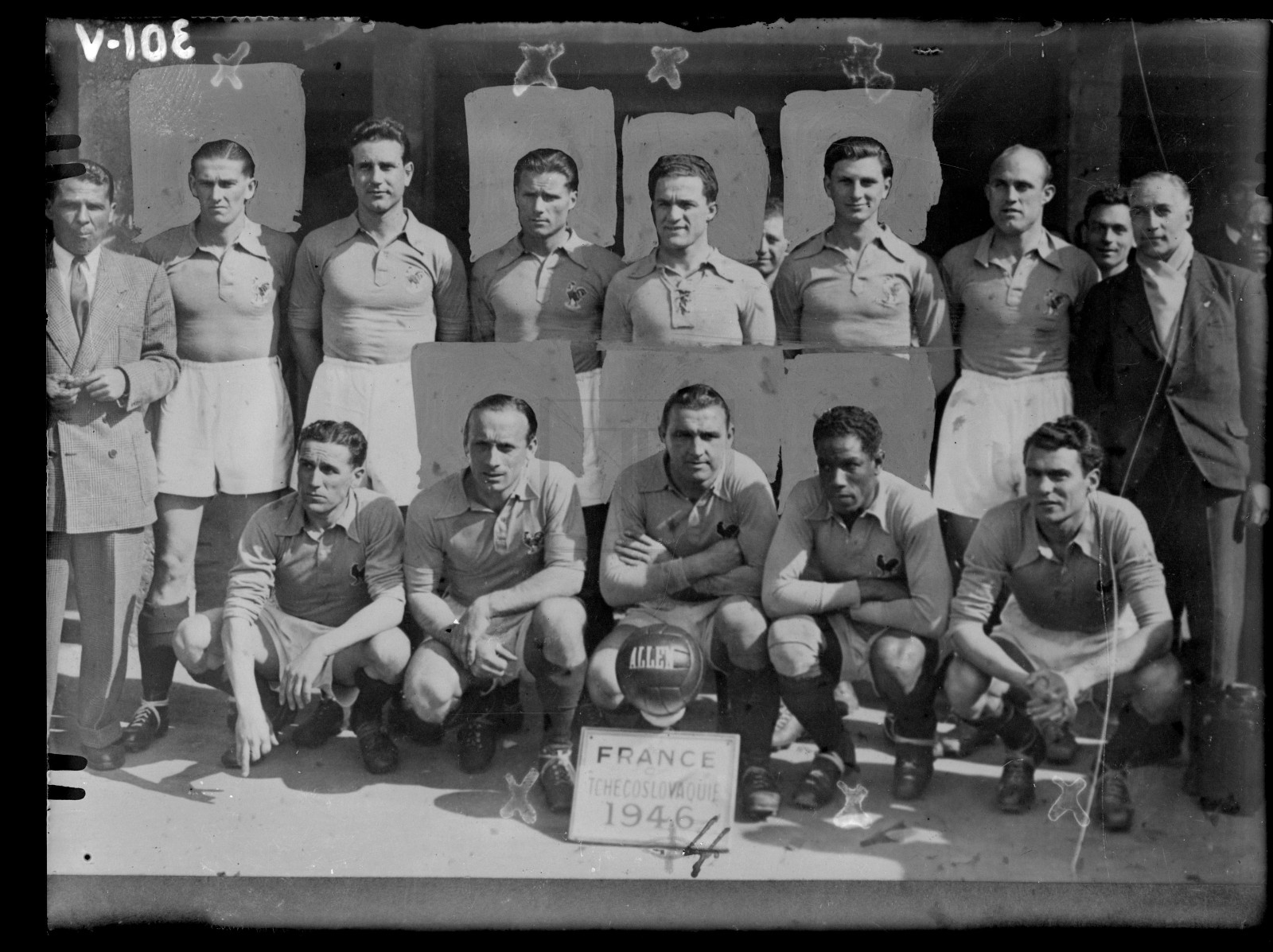 Primera equipación de Francia 1946