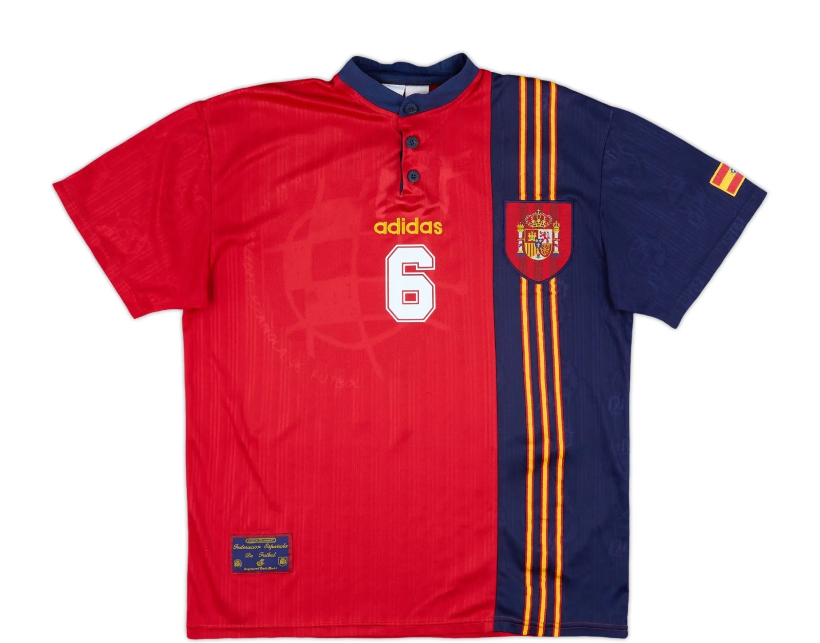 Primera equipación de España 1996