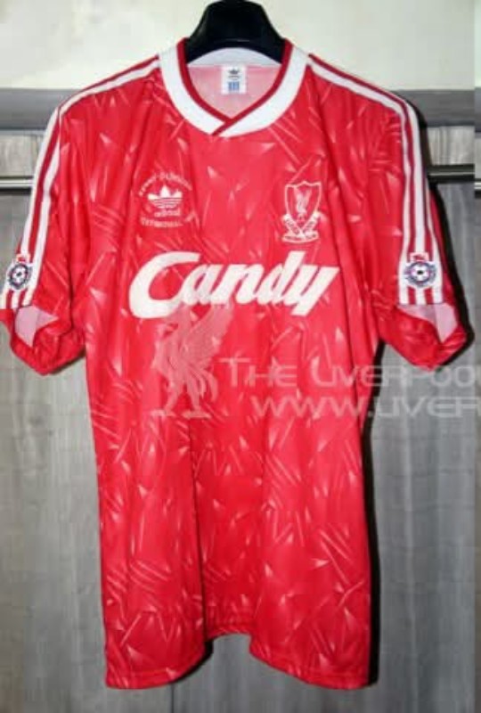 Equipación especial de LiverpoolFC 90-91