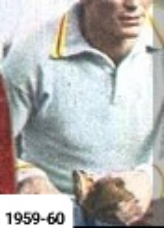 Equipación de portero de Roma 59-60