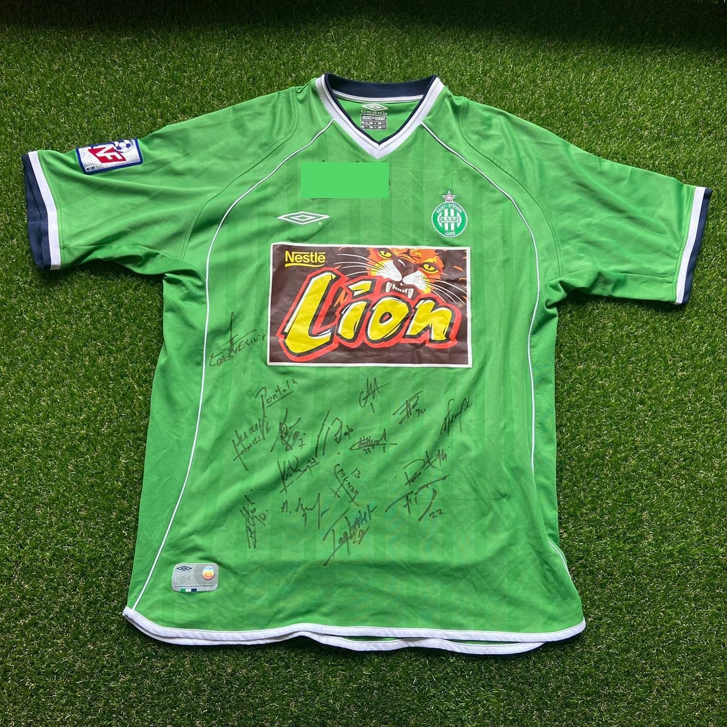 Equipación especial de Saint-Étienne 01-02