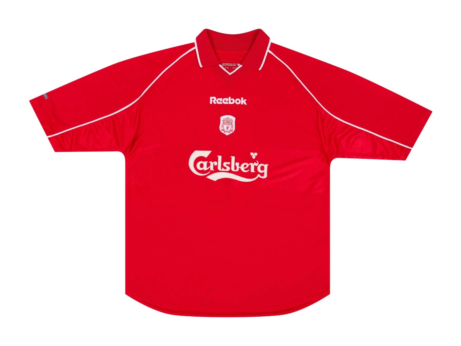 Primera equipación de LiverpoolFC 01-02