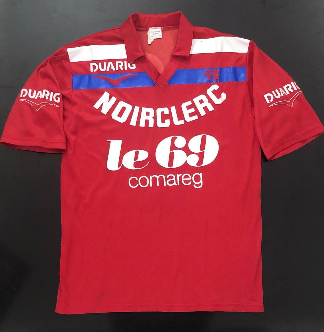 Primera equipación de Olympique de Lyon 88-89