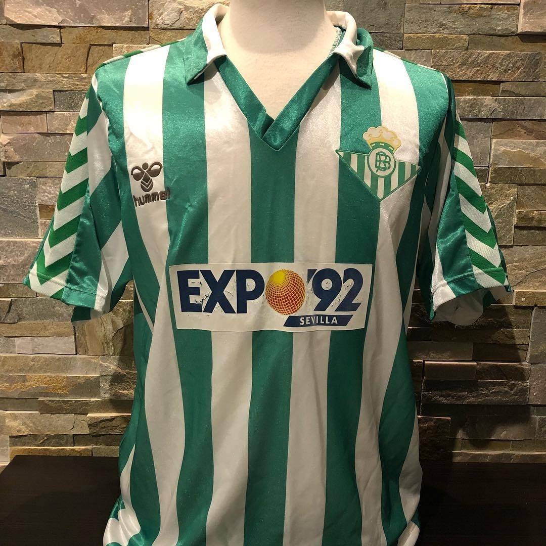 Primera equipación de Real Betis 87-88