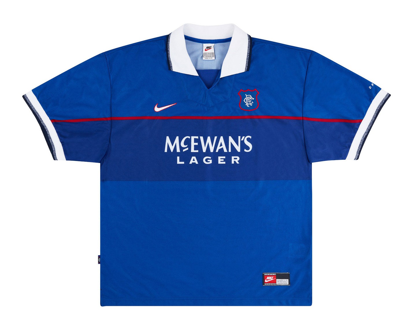Primera equipación de Glasgow Rangers 97-98