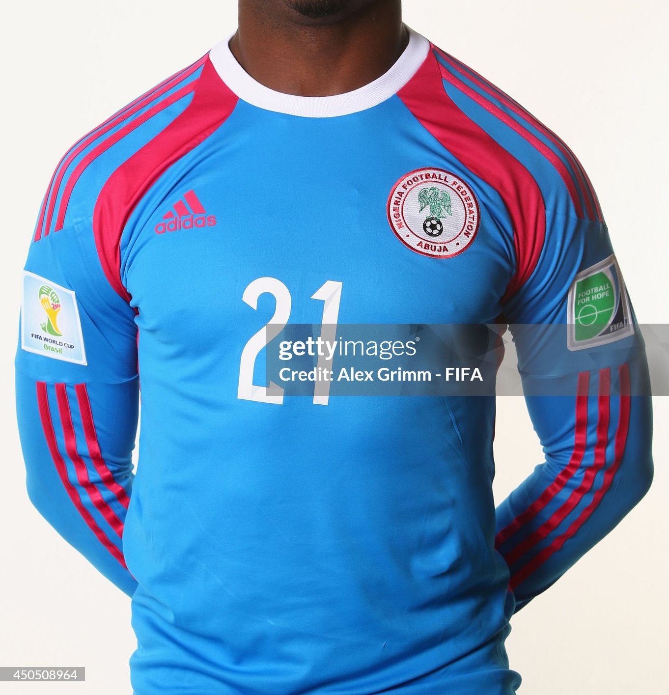 Equipación de portero de Nigeria 2014