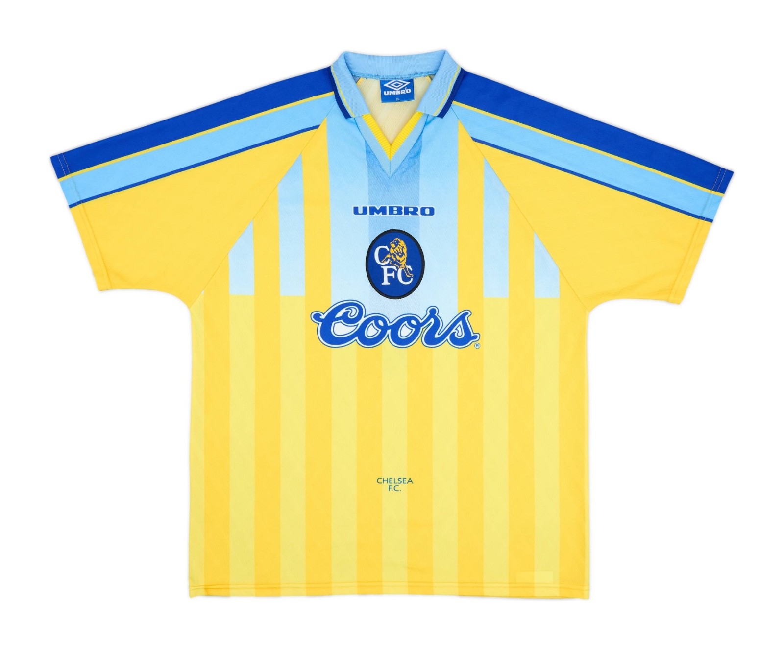 Segunda equipación de Chelsea 96-97
