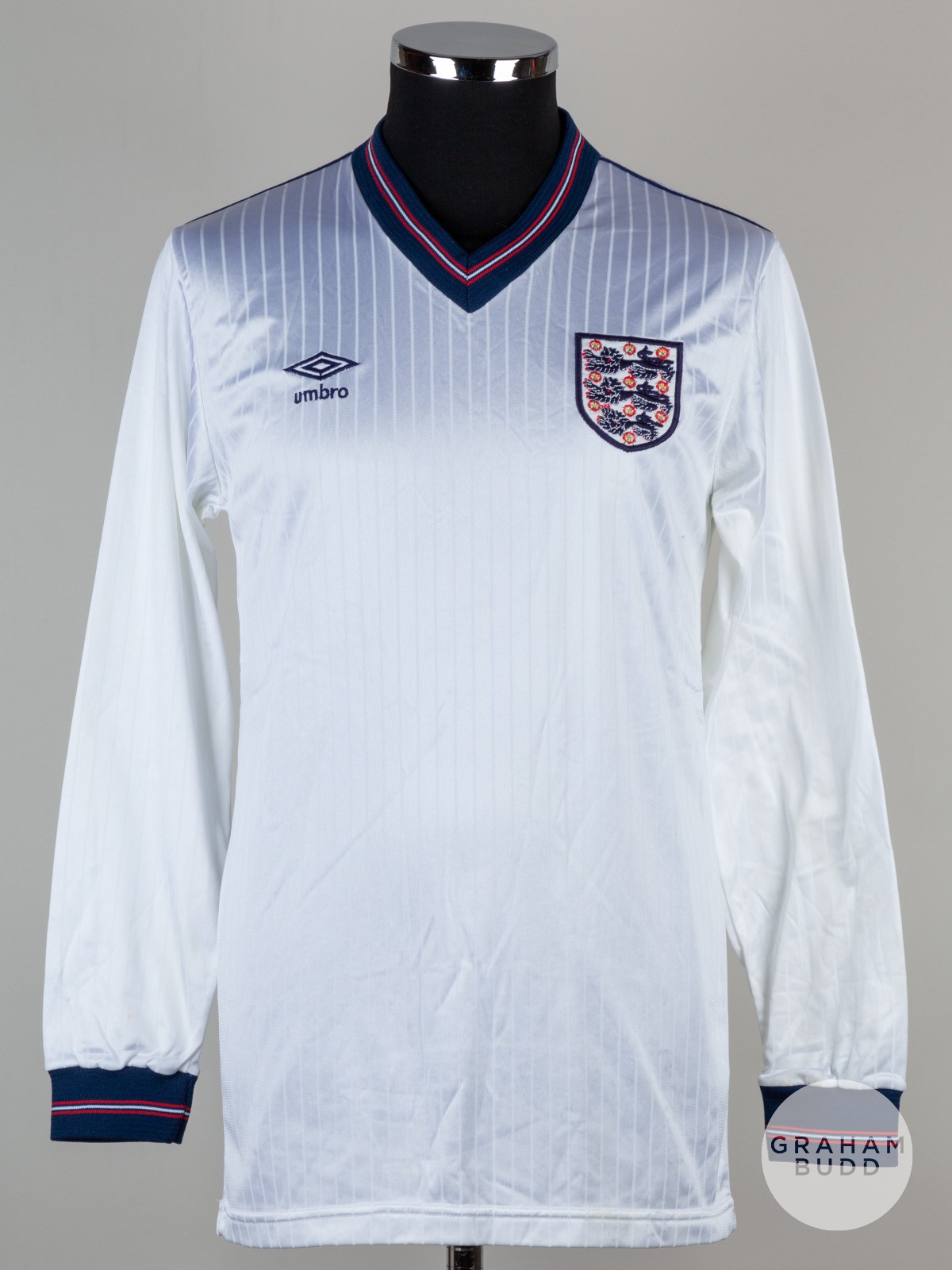 Primera equipación de Inglaterra 1984