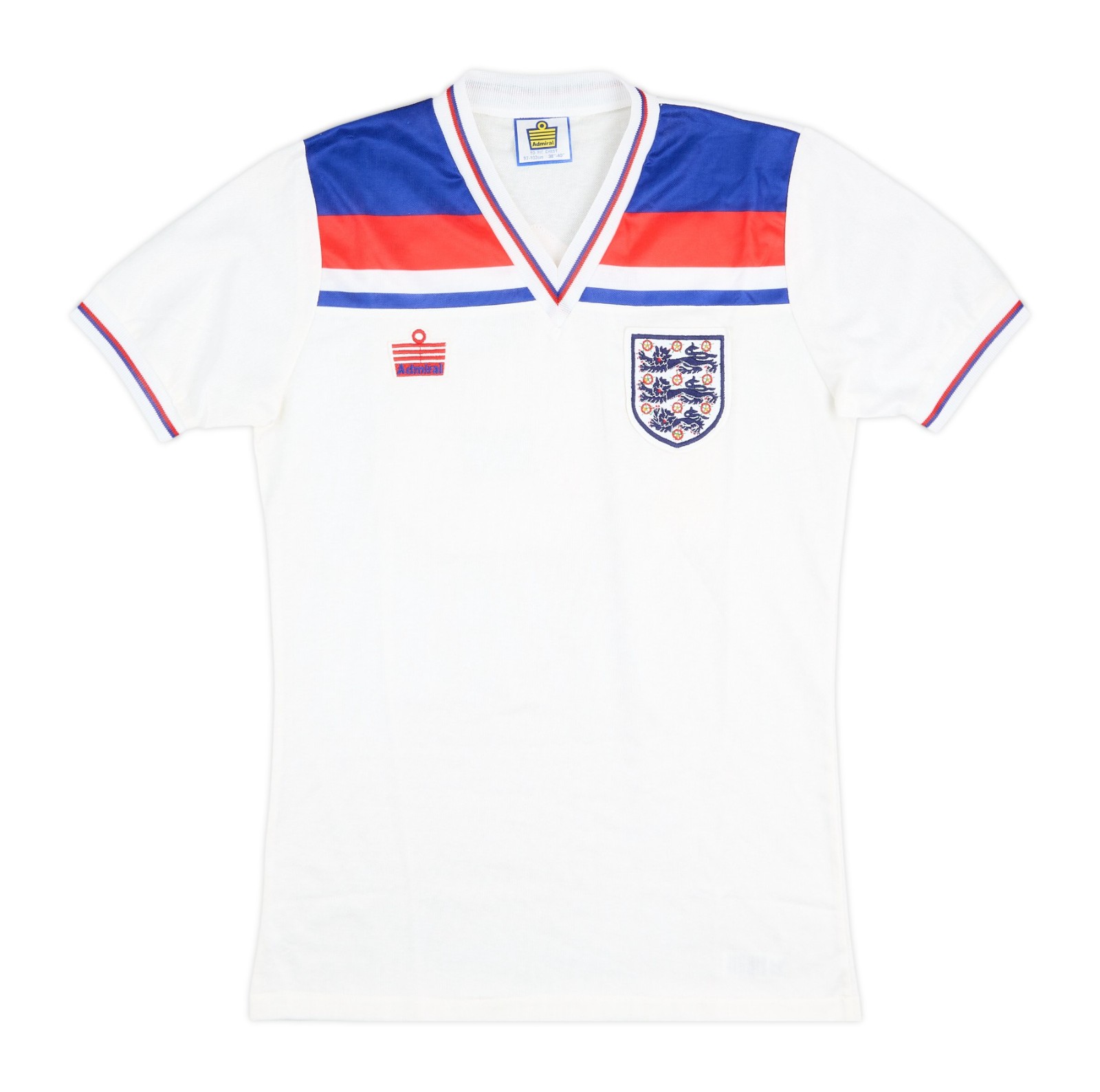 Primera equipación de Inglaterra 1982