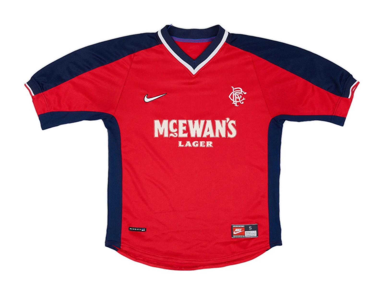 Segunda equipación de Glasgow Rangers 98-99