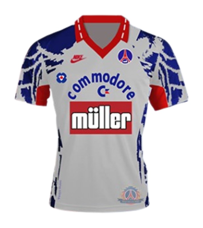 Tercera equipación de Paris Saint-Germain 91-92