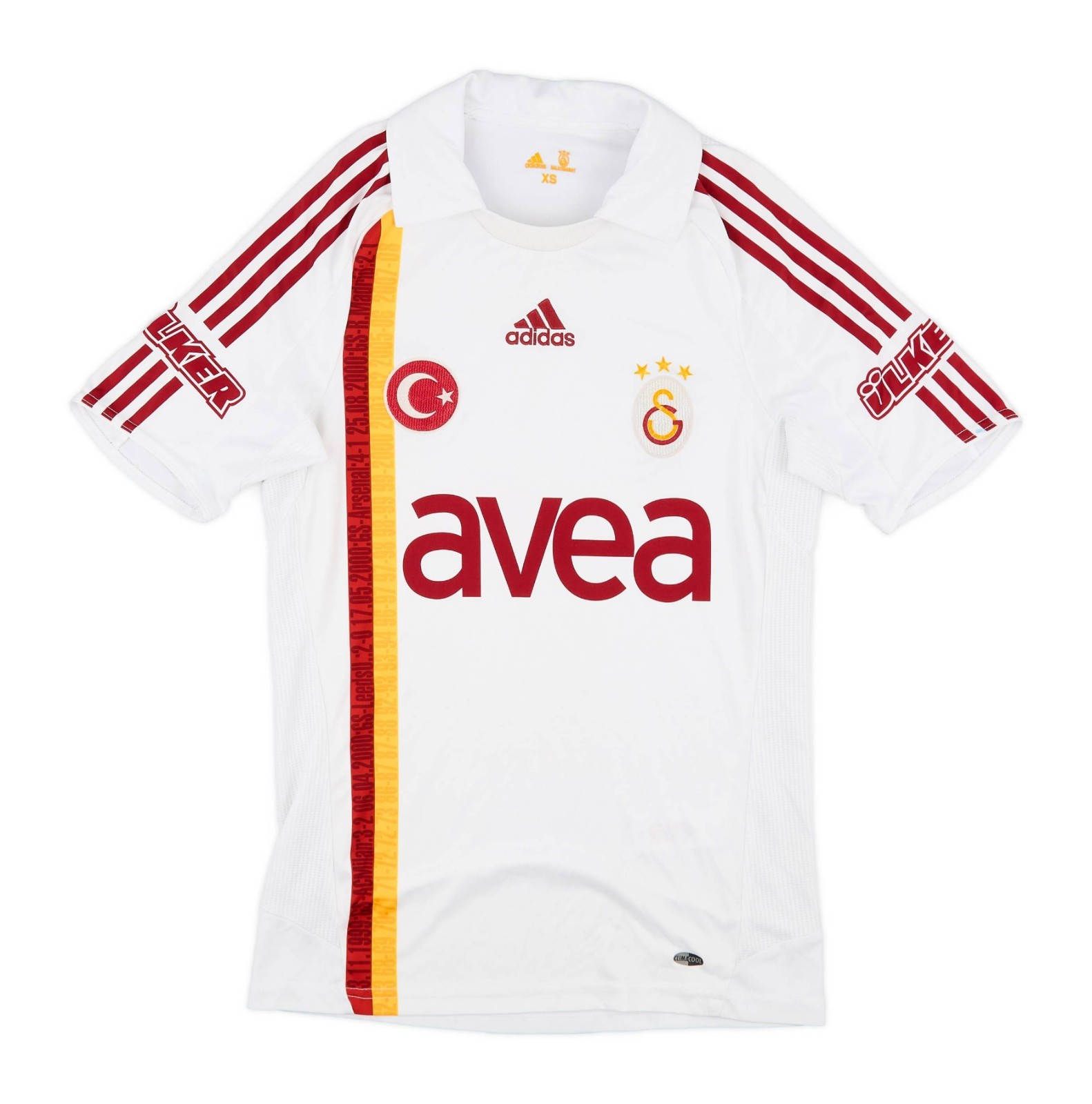 Segunda equipación de Galatasaray 08-09