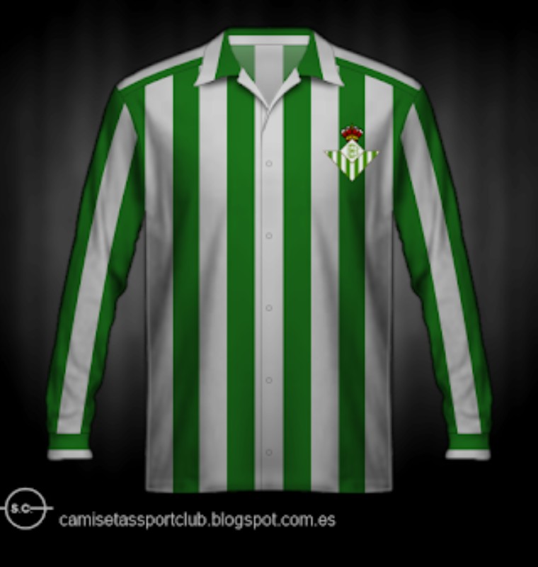 Primera equipación de Real Betis 1941-42