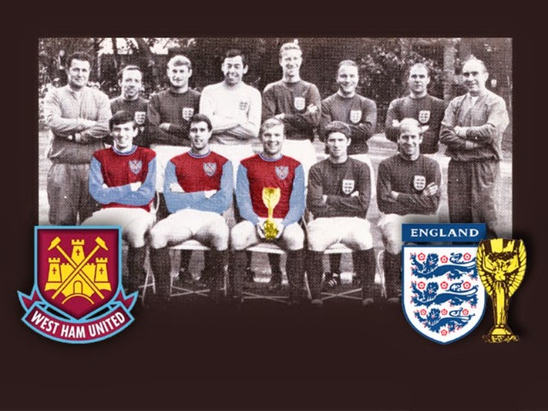 Primera equipación de West Ham United 69-70