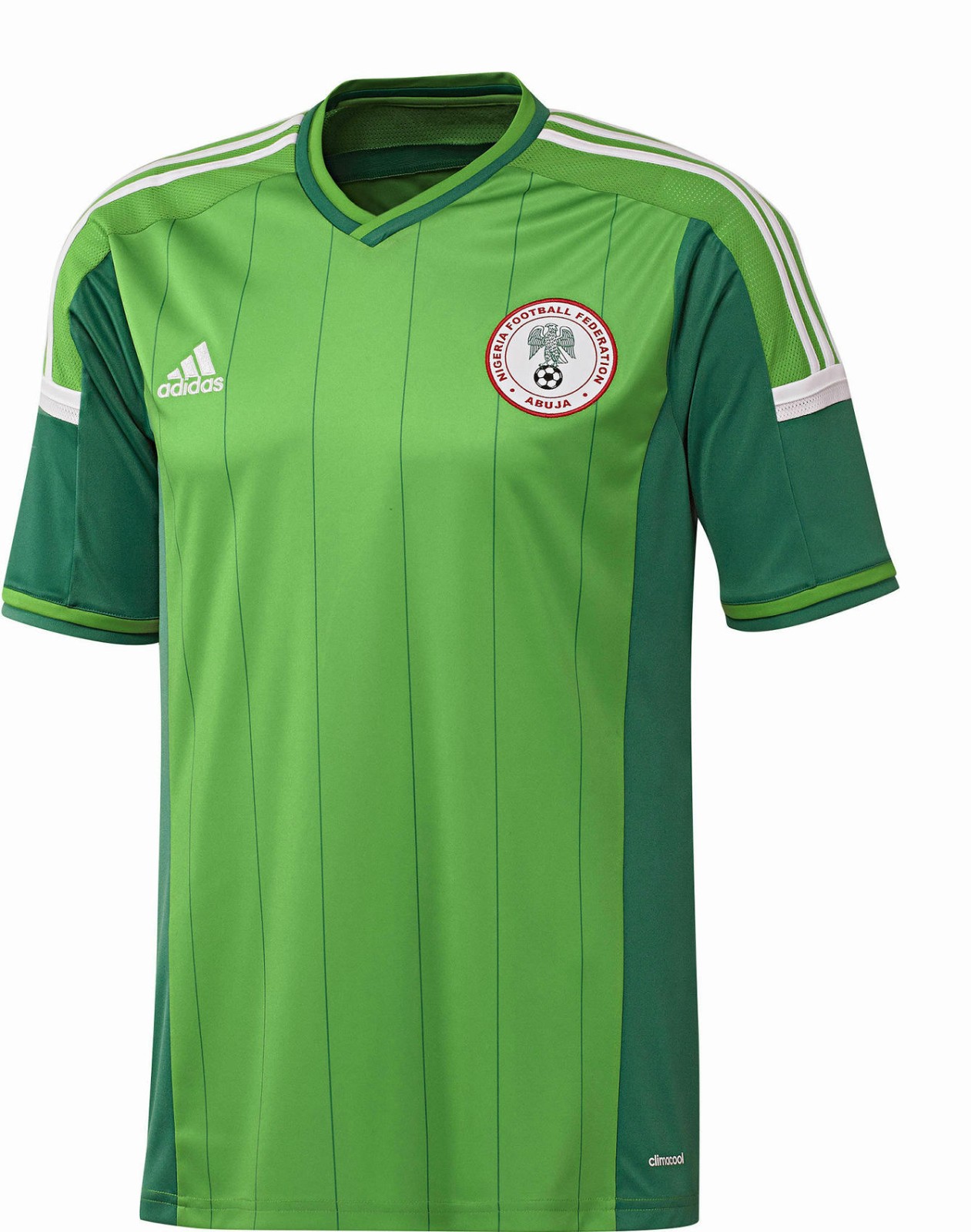 Primera equipación de Nigeria 2014