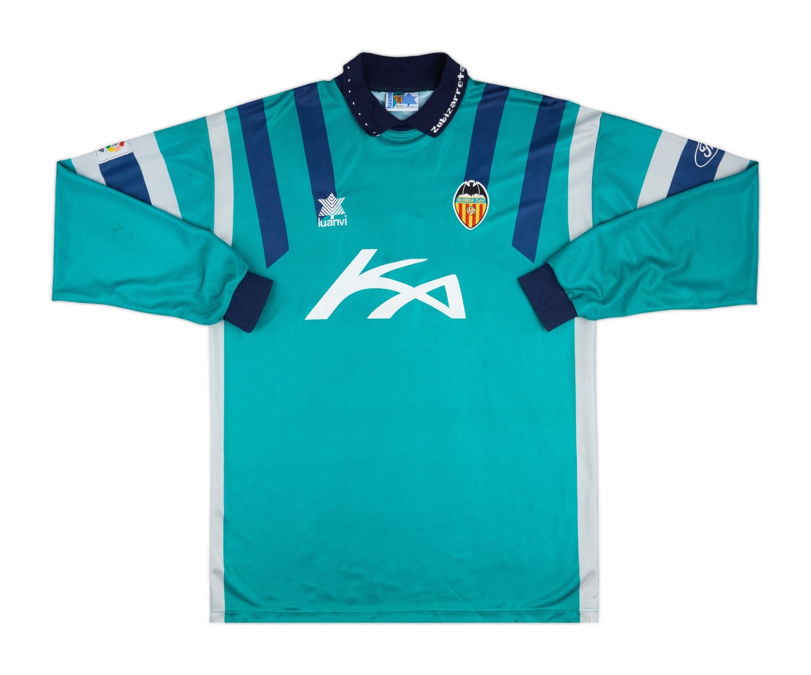 Equipación de portero de Valencia 96-97