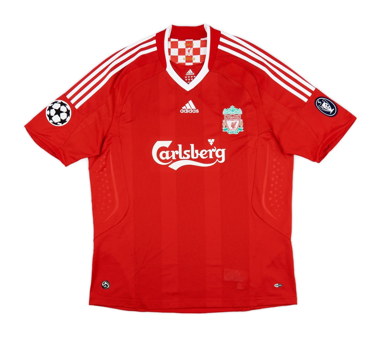 Primera equipación de LiverpoolFC 09-10